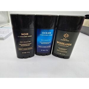 Mens Collection Antiperspirant Deodorant Trio 2.7 Oz Bath & Body Works Noir Ocea